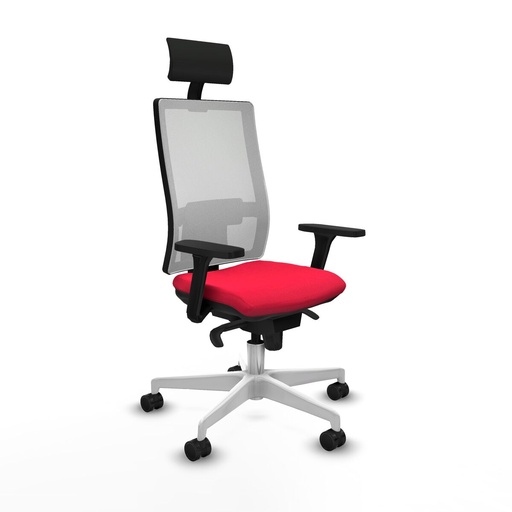 Silla de Oficina Piqueras y Crespo 3D026N1 Rojo