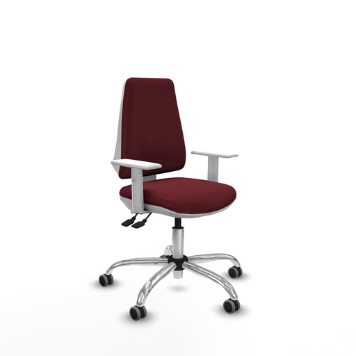 Silla de Oficina Piqueras y Crespo B5B056G Granate