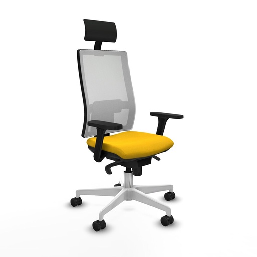 Silla de Oficina Piqueras y Crespo 3D026N1 Amarillo