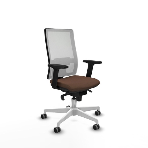 Silla de Oficina Piqueras y Crespo 2D026G0 Marrón oscuro