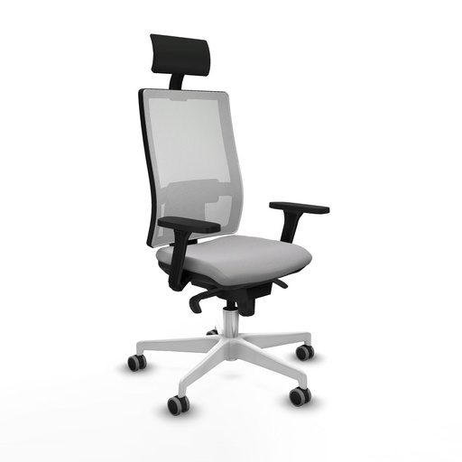 Silla de Oficina Piqueras y Crespo 3D026G1 Gris claro