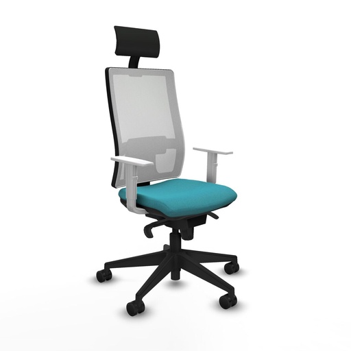 Silla de Oficina Piqueras y Crespo 4B066N1 Turquesa