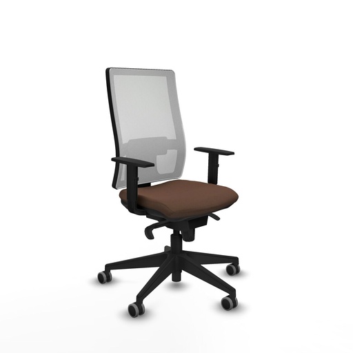 Silla de Oficina Piqueras y Crespo 1D066G0 Marrón oscuro