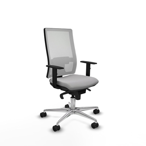Silla de Oficina Piqueras y Crespo 1D086N0 Gris claro