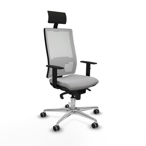 Silla de Oficina Piqueras y Crespo 1D086G1 Gris claro