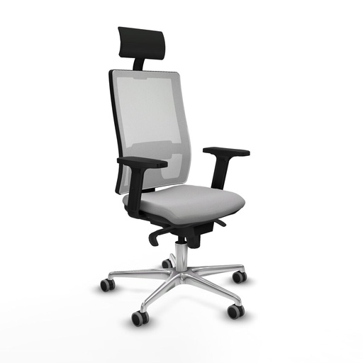Silla de Oficina Piqueras y Crespo 2D086G1 Gris claro