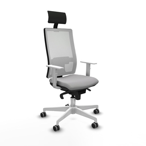 Silla de Oficina Piqueras y Crespo 4B026G1 Gris claro