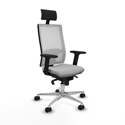 Silla de Oficina Piqueras y Crespo 2D086N1 Gris claro