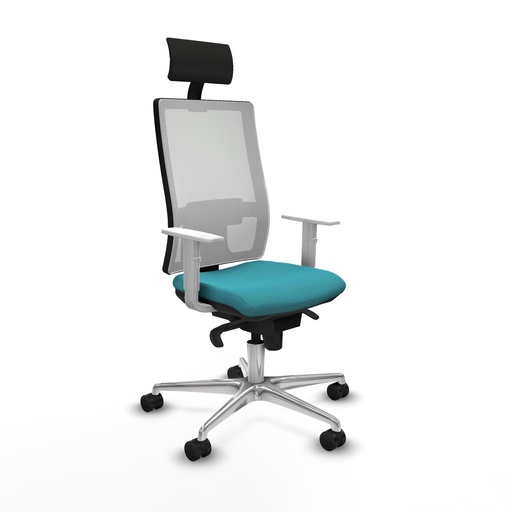 Silla de Oficina Piqueras y Crespo 4B086N1 Turquesa