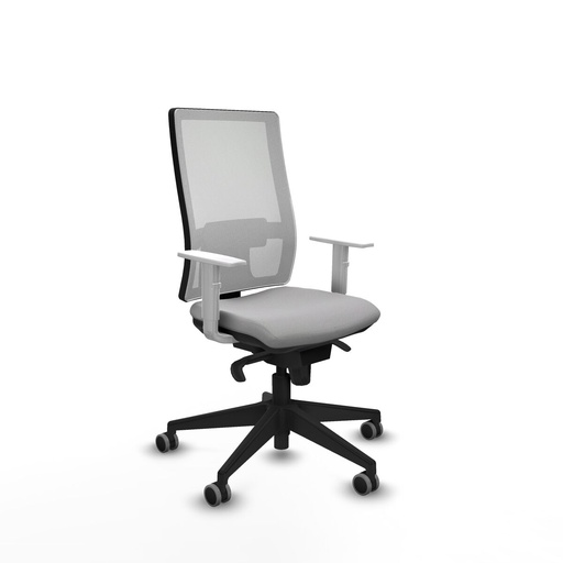 Silla de Oficina Piqueras y Crespo 4B066G0 Gris claro
