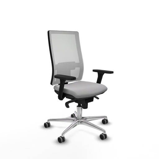 Silla de Oficina Piqueras y Crespo 3D086G0 Gris claro