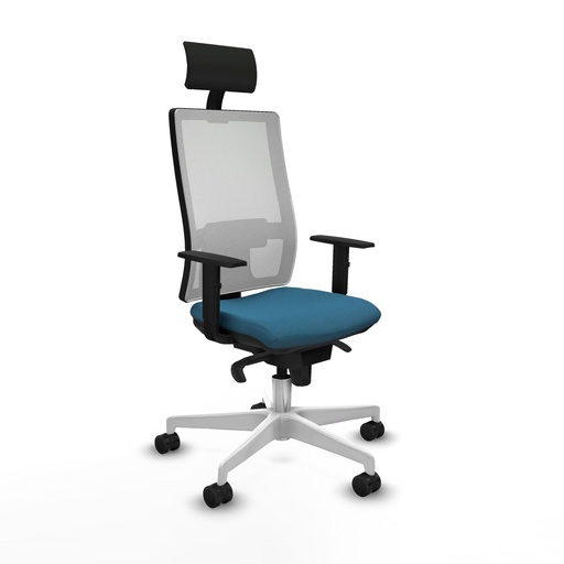 Silla de Oficina Piqueras y Crespo 1D026N1 Verde petróleo