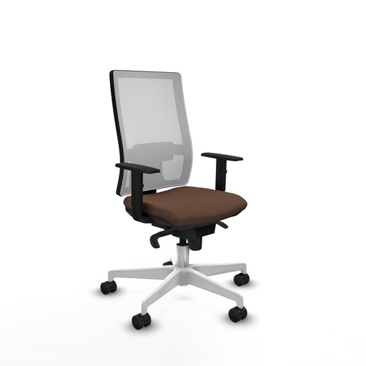 Silla de Oficina Piqueras y Crespo 1D026N0 Marrón oscuro
