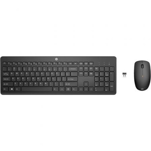 Teclado y Ratón HP 1Y4D0UT Negro QWERTY