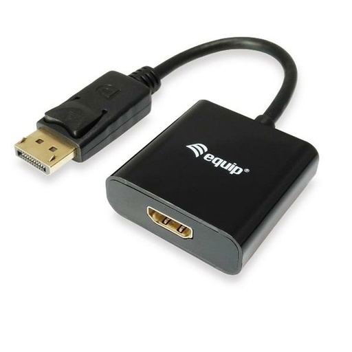 Adaptador DisplayPort a HDMI Equip 133438 Negro 20 cm