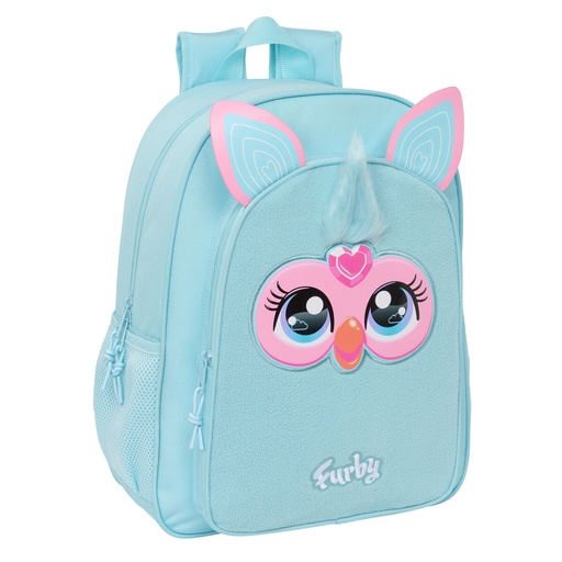 School Bag Furby Sky blue 33 x 42 x 14 cm