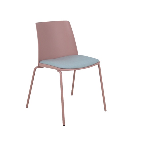 Silla de Recepción Piqueras y Crespo 4389PTRSI710B40 Rosa Gris claro 4 Unidades