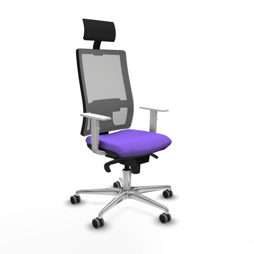 Silla de Oficina con Cabecero Piqueras y Crespo 4B086G1 Lila