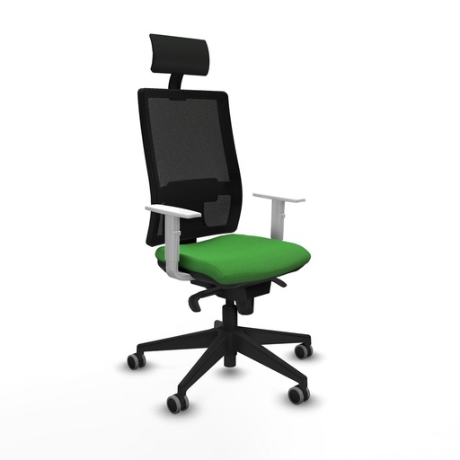 Silla de Oficina con Cabecero Piqueras y Crespo 4B066G1 Verde