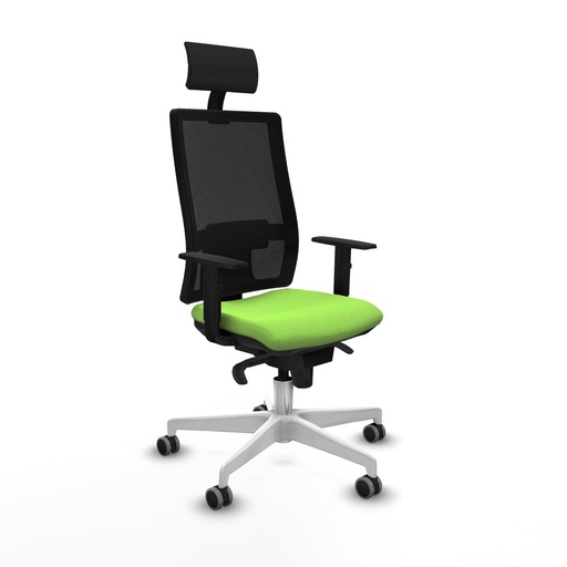 Silla de Oficina con Cabecero Piqueras y Crespo 1D026G1 Pistacho