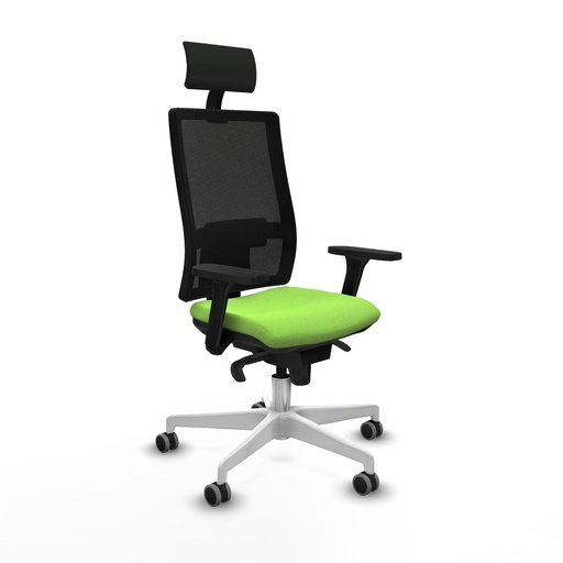 Silla de Oficina con Cabecero Piqueras y Crespo 3D026G1 Pistacho