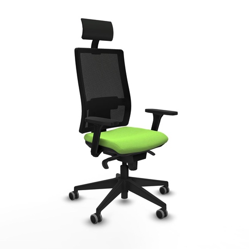 Silla de Oficina con Cabecero Piqueras y Crespo 3D066G1 Pistacho