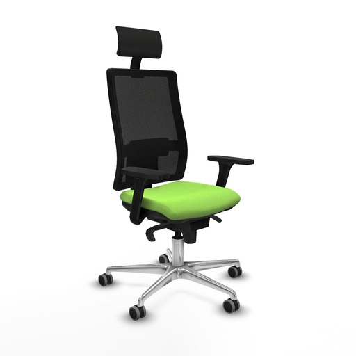 Silla de Oficina con Cabecero Piqueras y Crespo 3D086G1 Pistacho