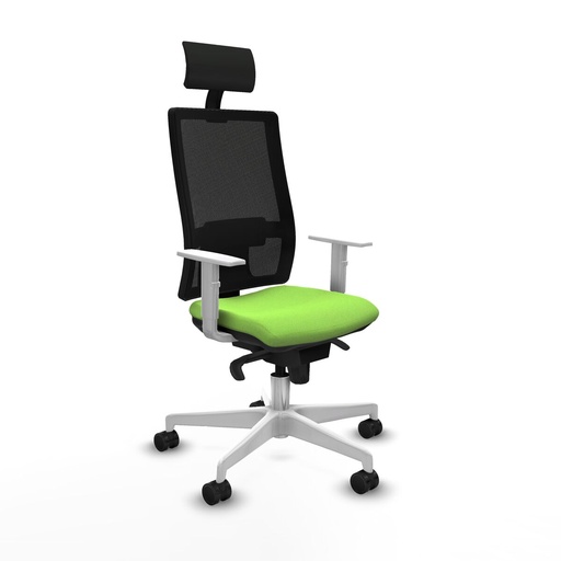 Silla de Oficina con Cabecero Piqueras y Crespo 4B026N1 Pistacho