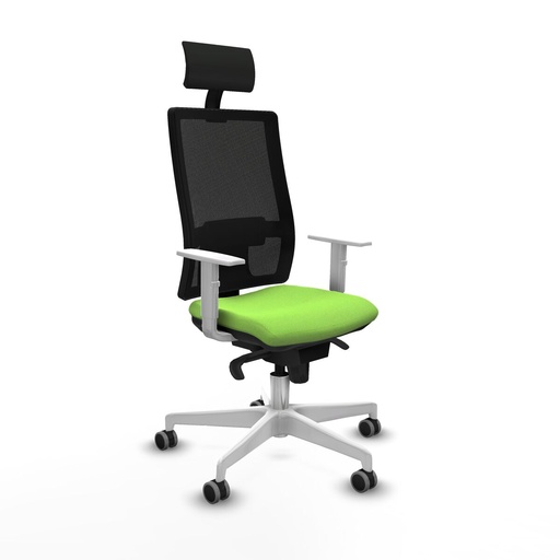Silla de Oficina con Cabecero Piqueras y Crespo 4B026G1 Pistacho