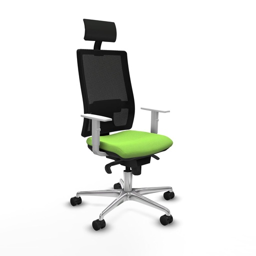 Silla de Oficina con Cabecero Piqueras y Crespo 4B086N1 Pistacho