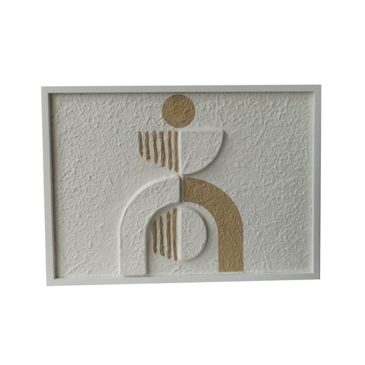 Caja Decorativa Versa Papel Madera MDF