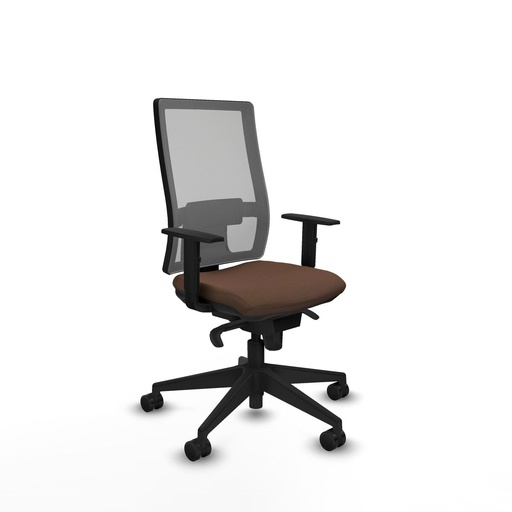 Silla de Oficina Horna Piqueras y Crespo 1D066N0 Marrón oscuro