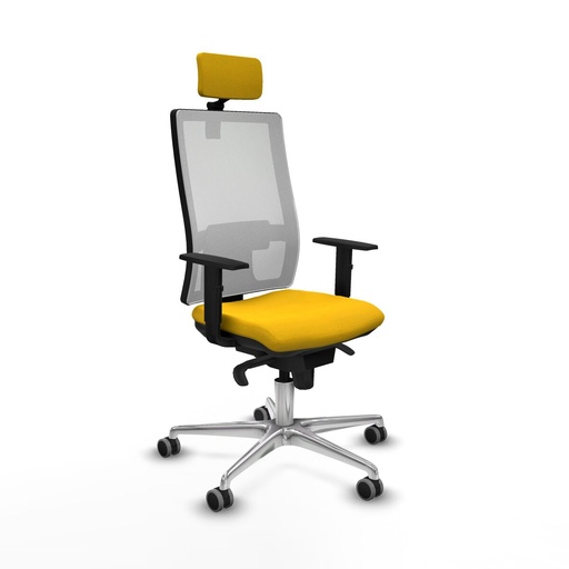 Silla de Oficina Piqueras y Crespo 1D086G2 Amarillo