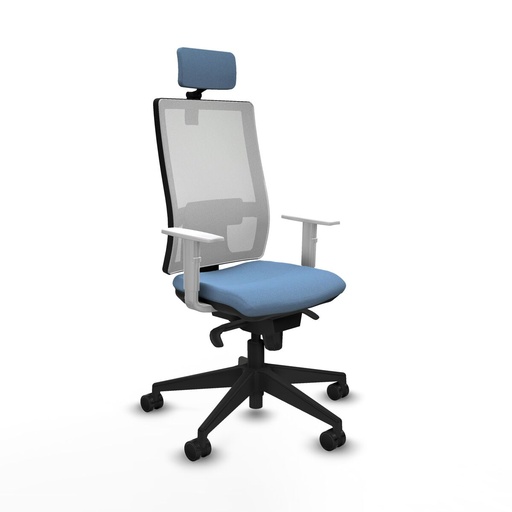 Silla de Oficina Piqueras y Crespo 4B066N2 Azul cielo