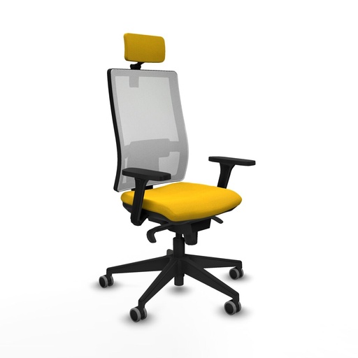 Silla de Oficina Piqueras y Crespo 3D066G2 Amarillo