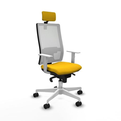 Silla de Oficina Piqueras y Crespo 4B026N2 Amarillo