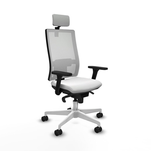 Silla de Oficina Piqueras y Crespo 3D026N2 Blanco