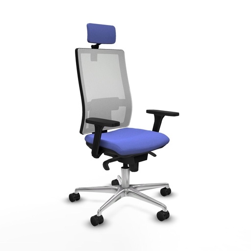 Silla de Oficina Piqueras y Crespo 3D086N2 Azul claro