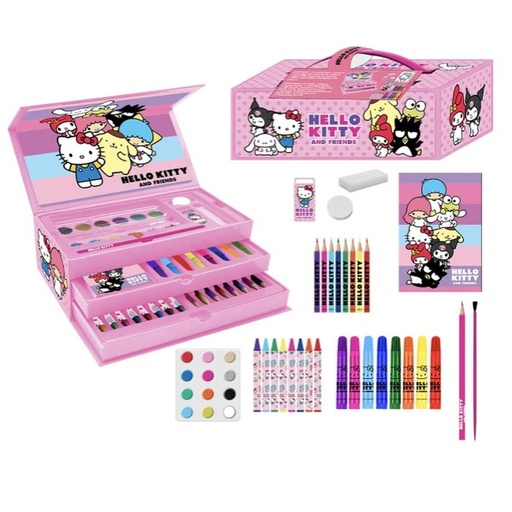 Drawing Set Hello Kitty Pink