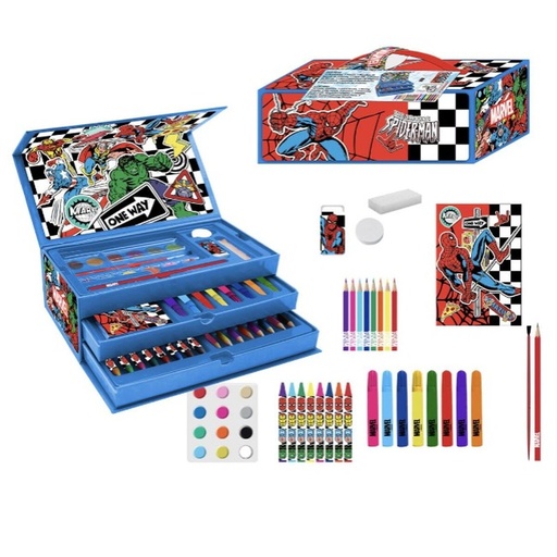 Drawing Set The Avengers Blue