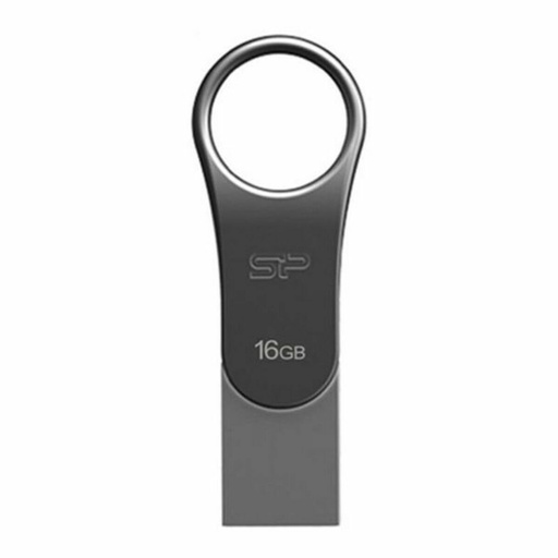 Memoria USB Silicon Power SP016GBUC3C80V1S Negro titanio 16 GB