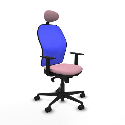 Silla de Oficina con Cabecero Jorquera Piqueras y Crespo 1D036N1 Rosa