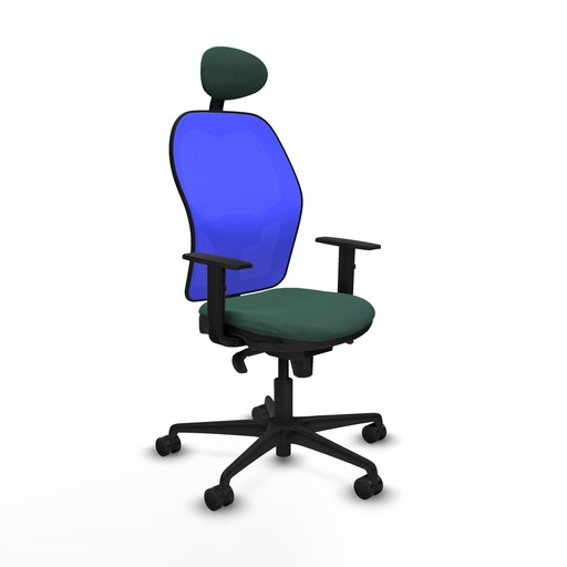 Office Chair with Headrest Jorquera Piqueras y Crespo 1D036N1 Green