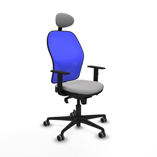 Silla de Oficina con Cabecero Jorquera Piqueras y Crespo 1D036G1 Gris claro