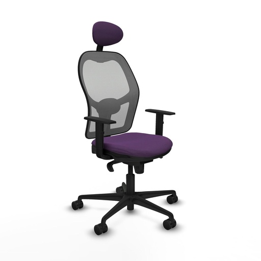 Silla de Oficina con Cabecero Jorquera Piqueras y Crespo 1D036N1 Morado