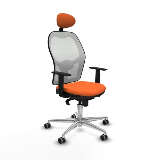 Office Chair with Headrest Jorquera Piqueras y Crespo 1D086G1 Orange
