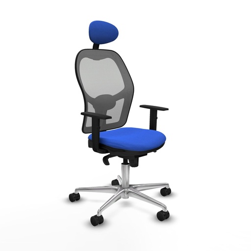 Silla de Oficina con Cabecero Jorquera Piqueras y Crespo 1D086N1 Azul