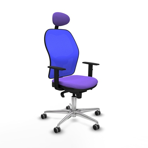 Office Chair with Headrest Jorquera Piqueras y Crespo 1D086G1 Lilac