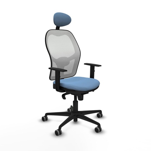 Office Chair with Headrest Jorquera Piqueras y Crespo 1D036G1 Sky blue