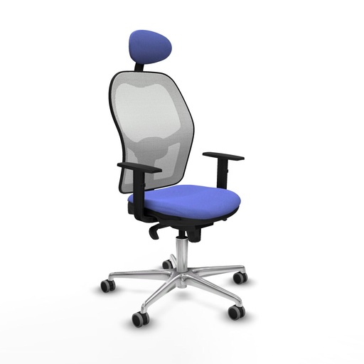 Office Chair with Headrest Jorquera Piqueras y Crespo 1D086G1 Light Blue